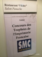 Trophes de l'Imprimerie 2014 avec les membre du jury